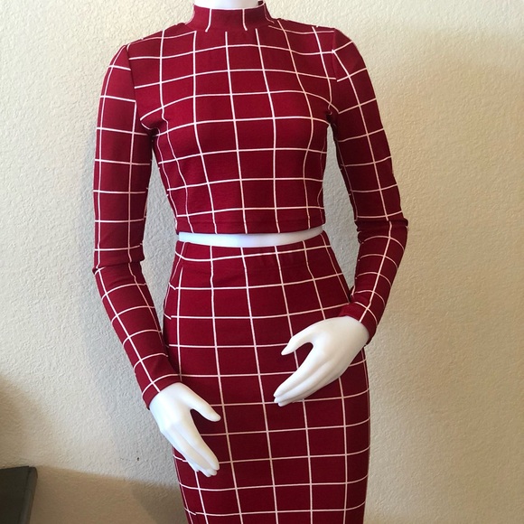 Shein Two Piece Top and Skirt - Picture 2 of 10